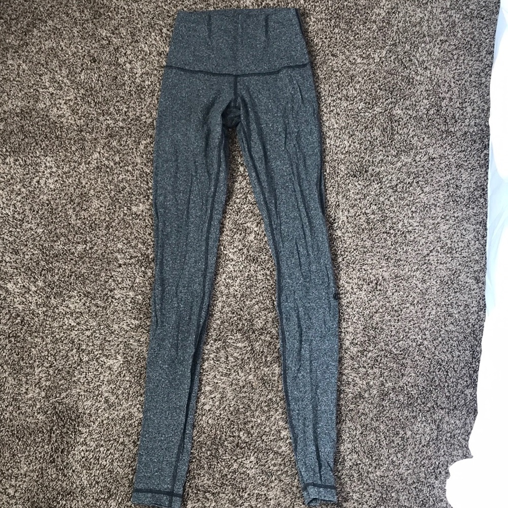 High waisted cotton Lululemon leggings size 4